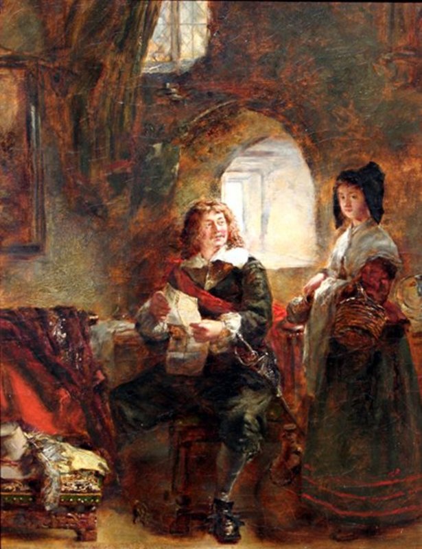 Couple In An Interior by Daniel Pasmore Jr